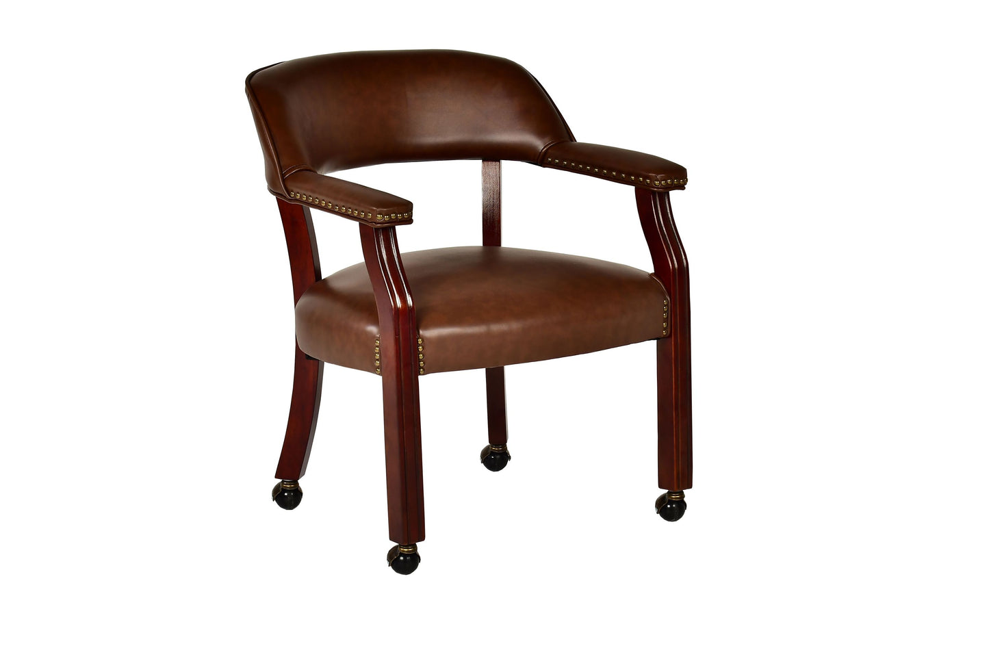 Rolling Comfort Armchair - Dark Brown