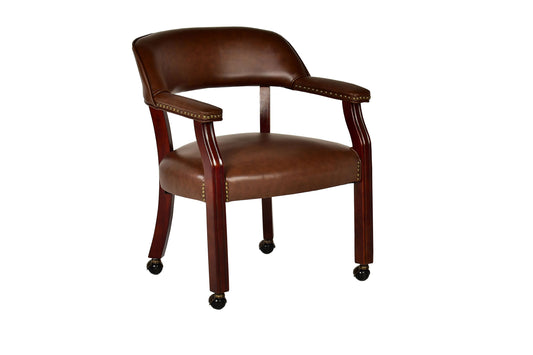 Rolling Comfort Armchair - Dark Brown