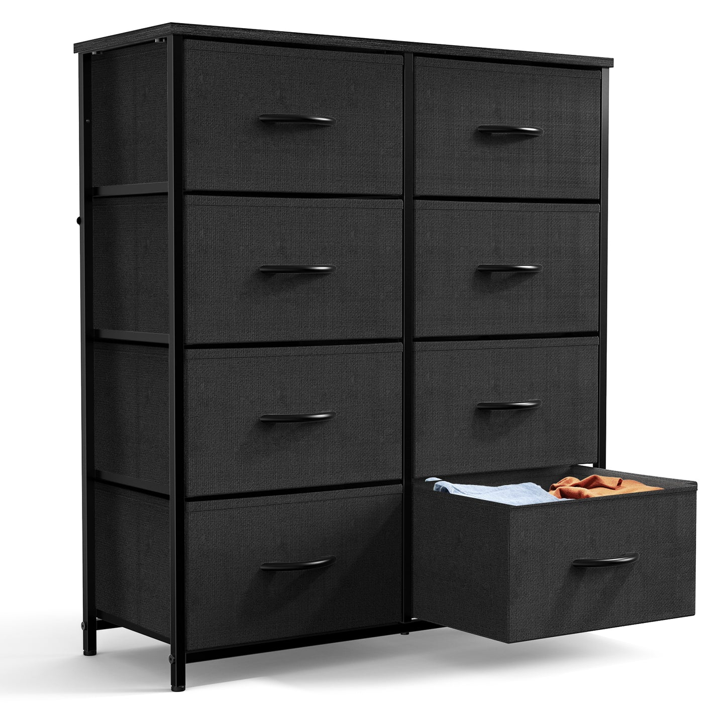 Stylish Fabric Dresser with Eight Spacious Drawers