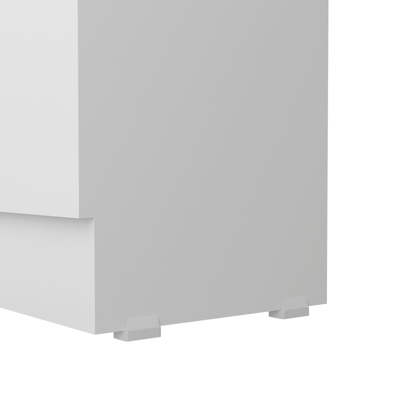 White Double Door Storage Cabinet