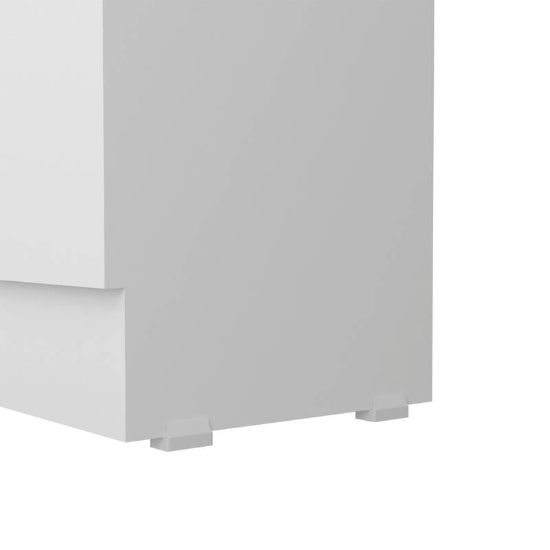 White Double Door Storage Cabinet