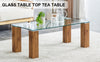 Elegant Glass Coffee Table - Chic & Durable Design