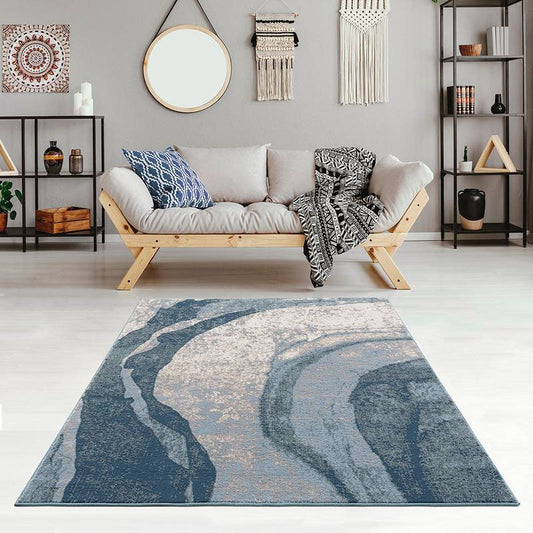 Waves of Color Area Rug