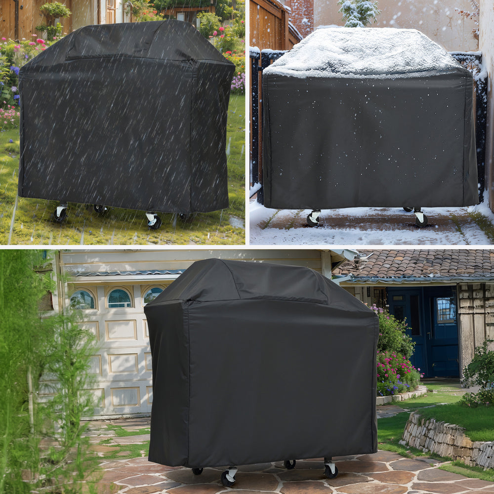 Ultimate Outdoor Propane Grill with Side Burner & Cover