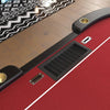 Red Aura Oval Poker Table - Casino Style Fun!