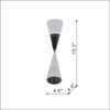 Sleek Black Sand Hourglass