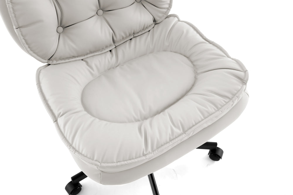 Chic Swivel Desk Chair - Stylish Comfort for Any Space