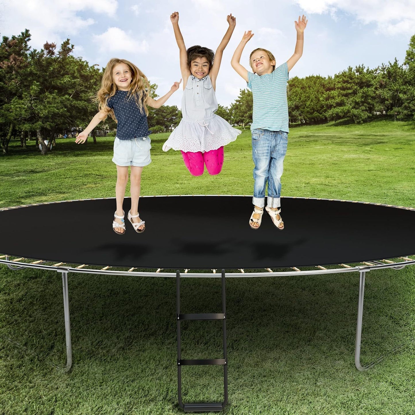 Bounce Buddy Trampoline Ladder - Safe & Sturdy Step-Up Solution