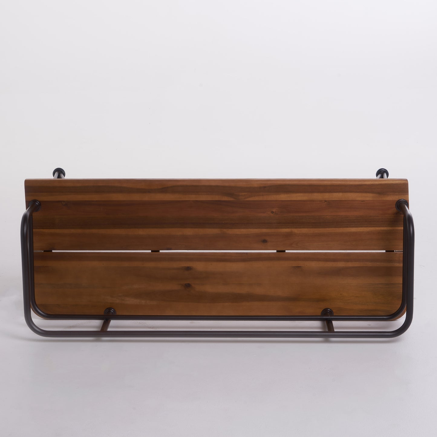 Zion Rustic Wood & Metal Bench