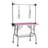 Pawfect Pink Folding Grooming Table for Pets