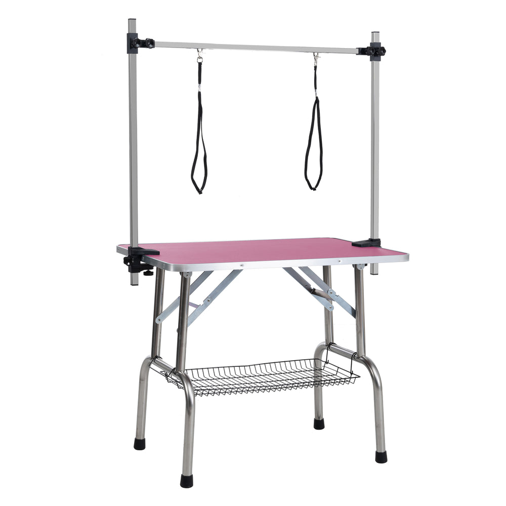 Pawfect Pink Grooming Table for Pets