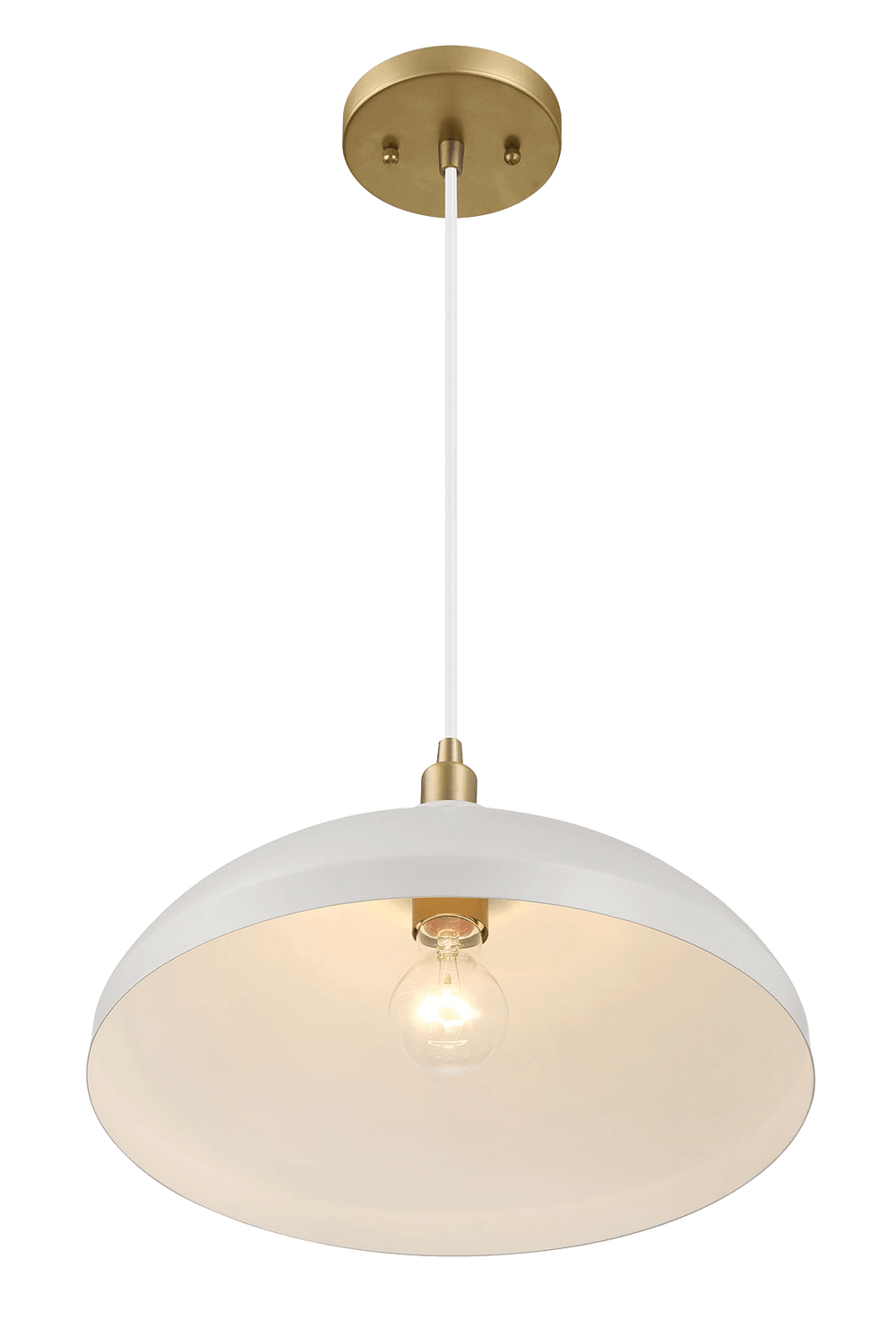 Starlit Brass Pendant Light