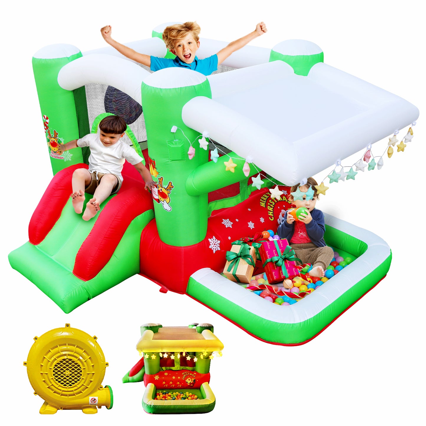 Merry Bounce & Slide Inflatable Funhouse