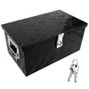 Sturdy Black Aluminum Truck Tool Box with Lock and Handle