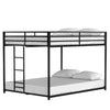 Sturdy Black Metal Bunk Bed for Kids & Adults – Easy Climb, Safe & Strong