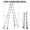 Versatile Wheels-Up Ladder