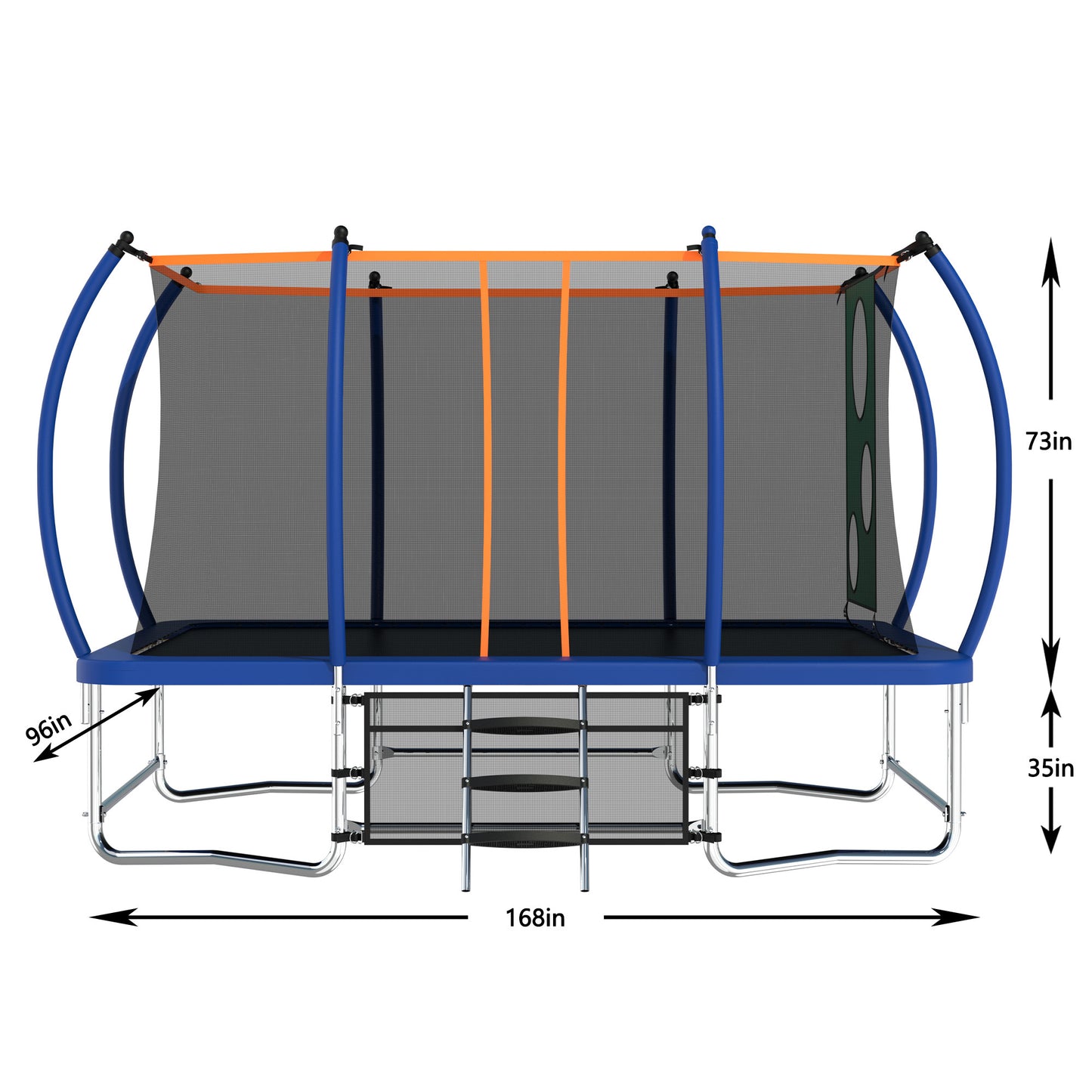 FunFit Rectangle Trampoline for All Ages