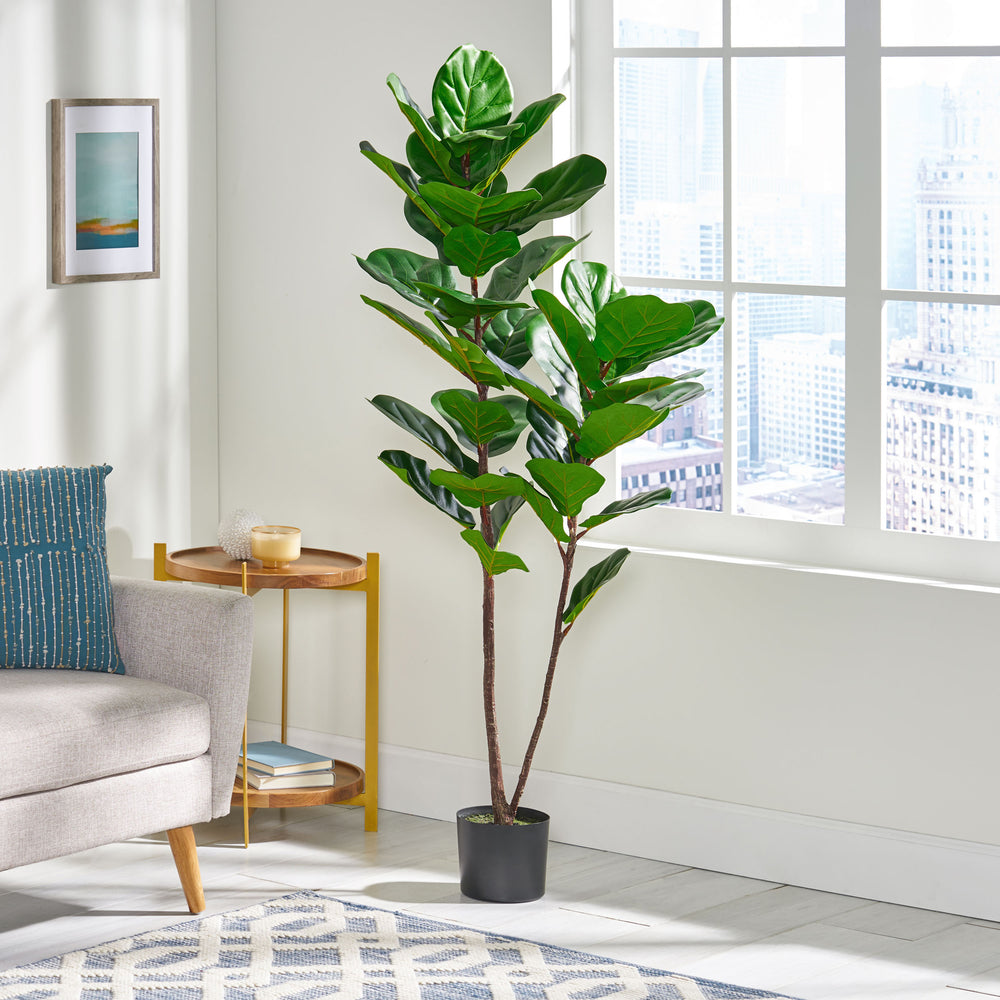 Faux Fiddle Leaf Fig Tree