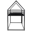Cozy Black House Bunk Bed