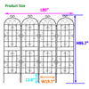 Garden Glory Trellis Set - Rustproof Support for Climbing Plants