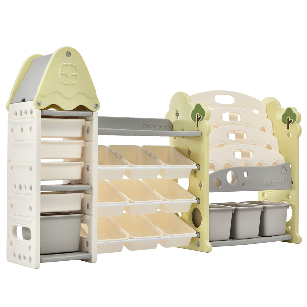 FunSpace Kids Organizer: Colorful Toy & Book Storage!