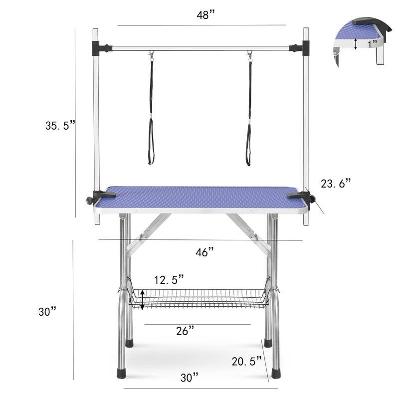 PetEase Grooming Table with Adjustable Arm