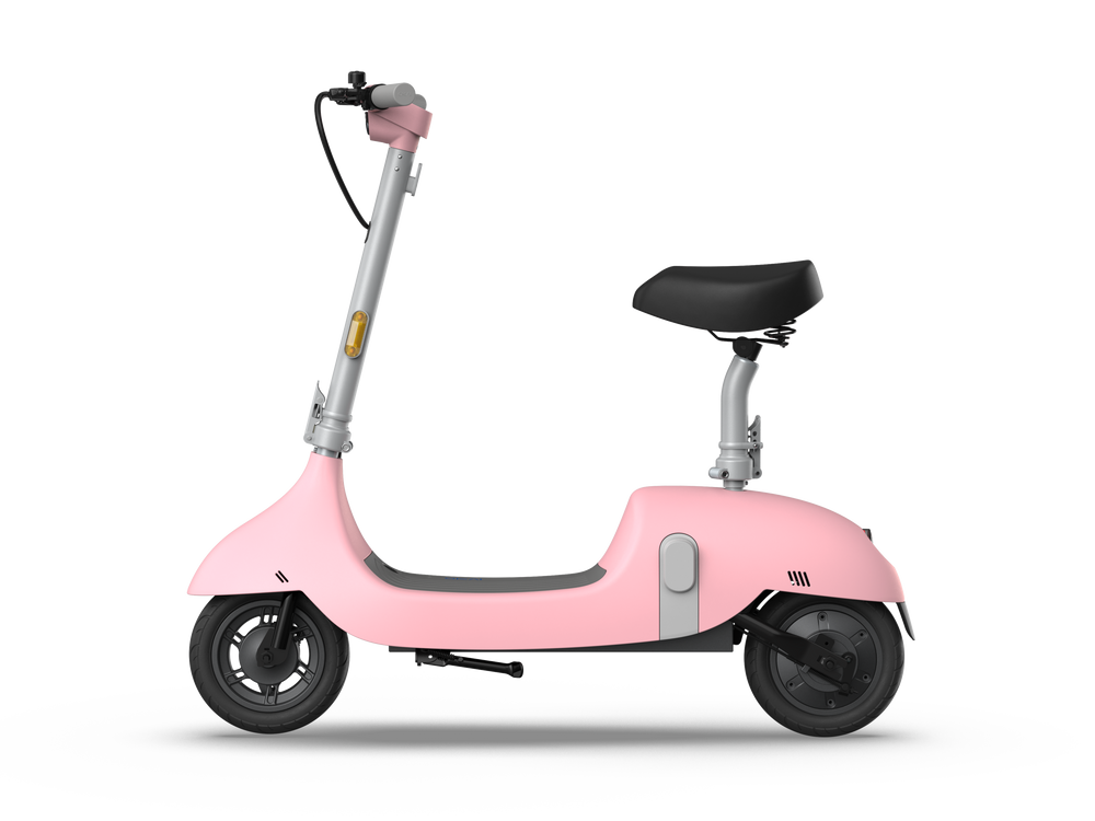 Pink Foldable Electric Scooter – Fun, Fast, and Ready to Ride!