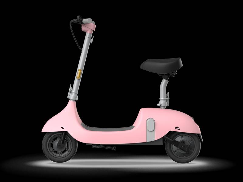 Pink Foldable Electric Scooter – Fun, Fast, and Ready to Ride!
