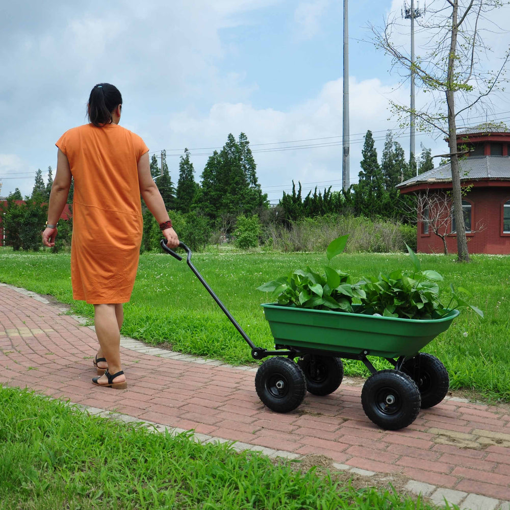 Green Glide Garden Dump Truck