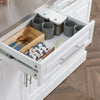 Charming Kitchen Cart with Storage and Stainless Steel Top