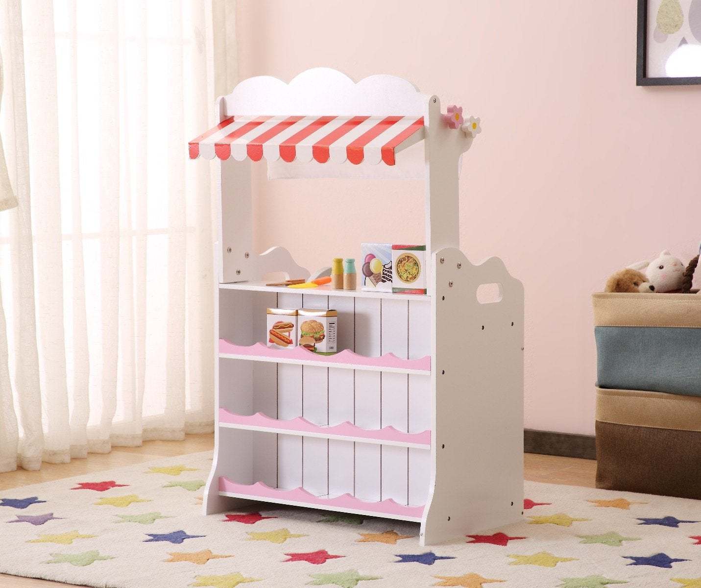 Pink Kitchen & Market Play Set