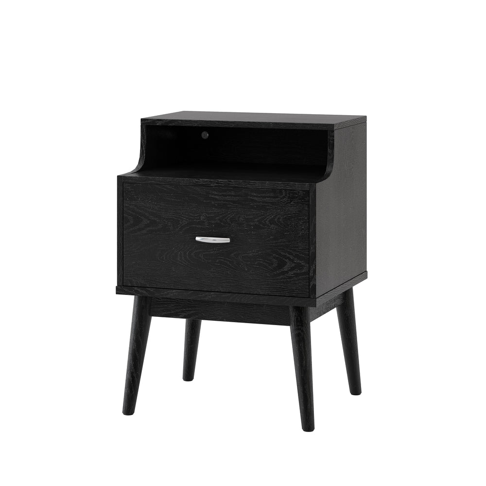 Chic One-Drawer Nightstand