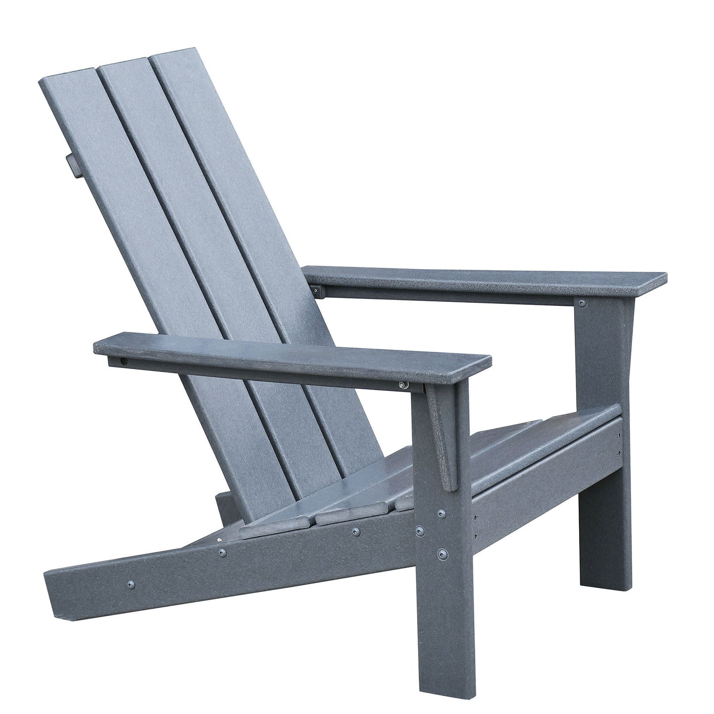 Cozy Grey Outdoor Adirondack Chair