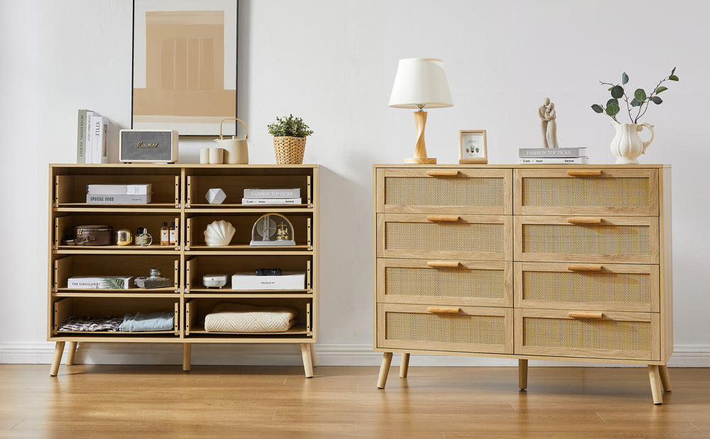 Rattan Charm Dresser: Stylish Storage for Every Room