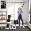 Soozier Olympic Weight Tree - Stylish Plate and Bar Storage Solution