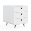 Chic Steel Night Stand with Drawers