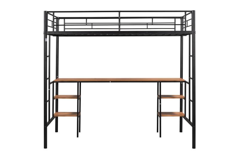 Loft Bed with Workspace & Storage - Sturdy & Stylish!
