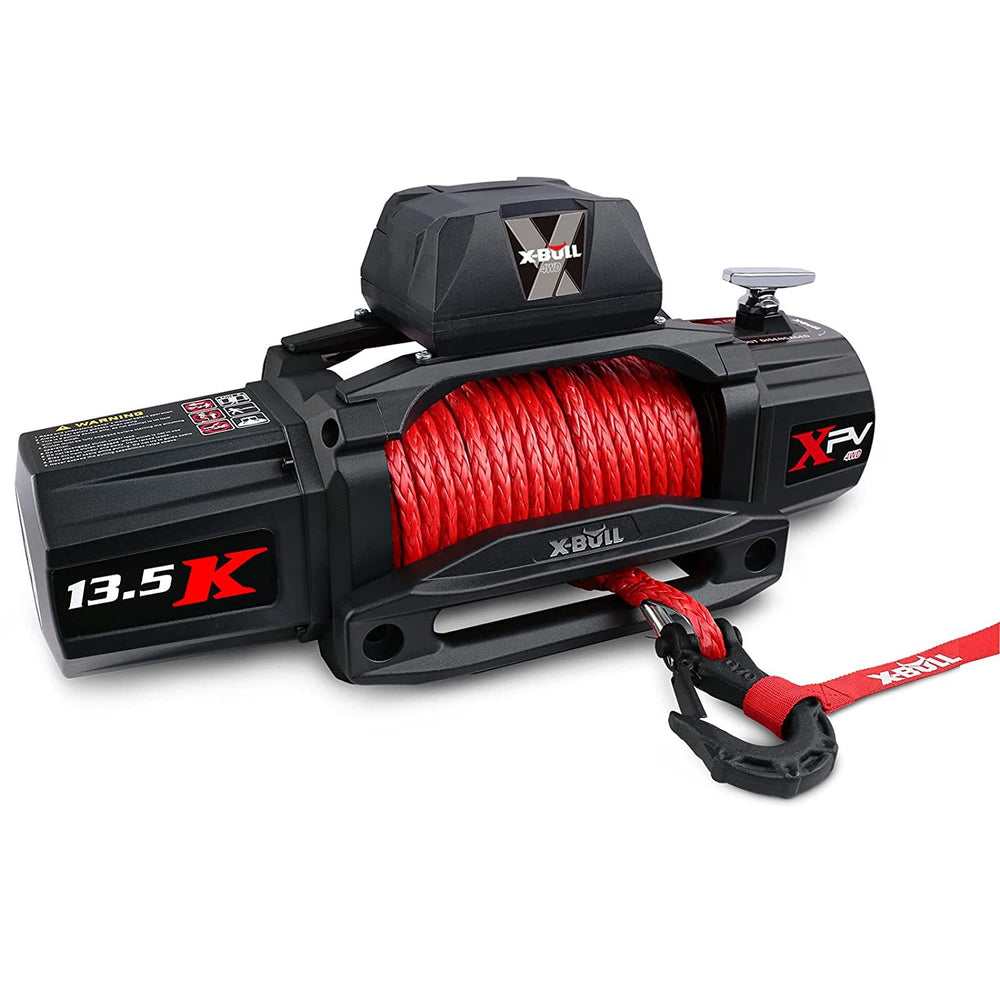 X-BULL Heavy-Duty Electric Winch with Synthetic Rope - Perfect for Jeeps & Trucks!