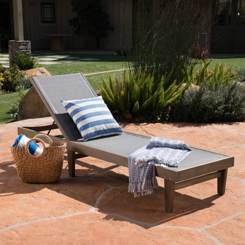Chic Dark Grey Lounge Chair