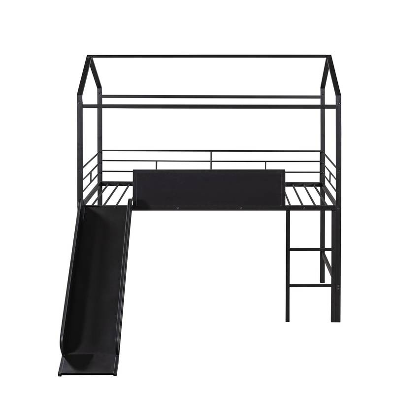 Slide & Write Metal Loft Bed