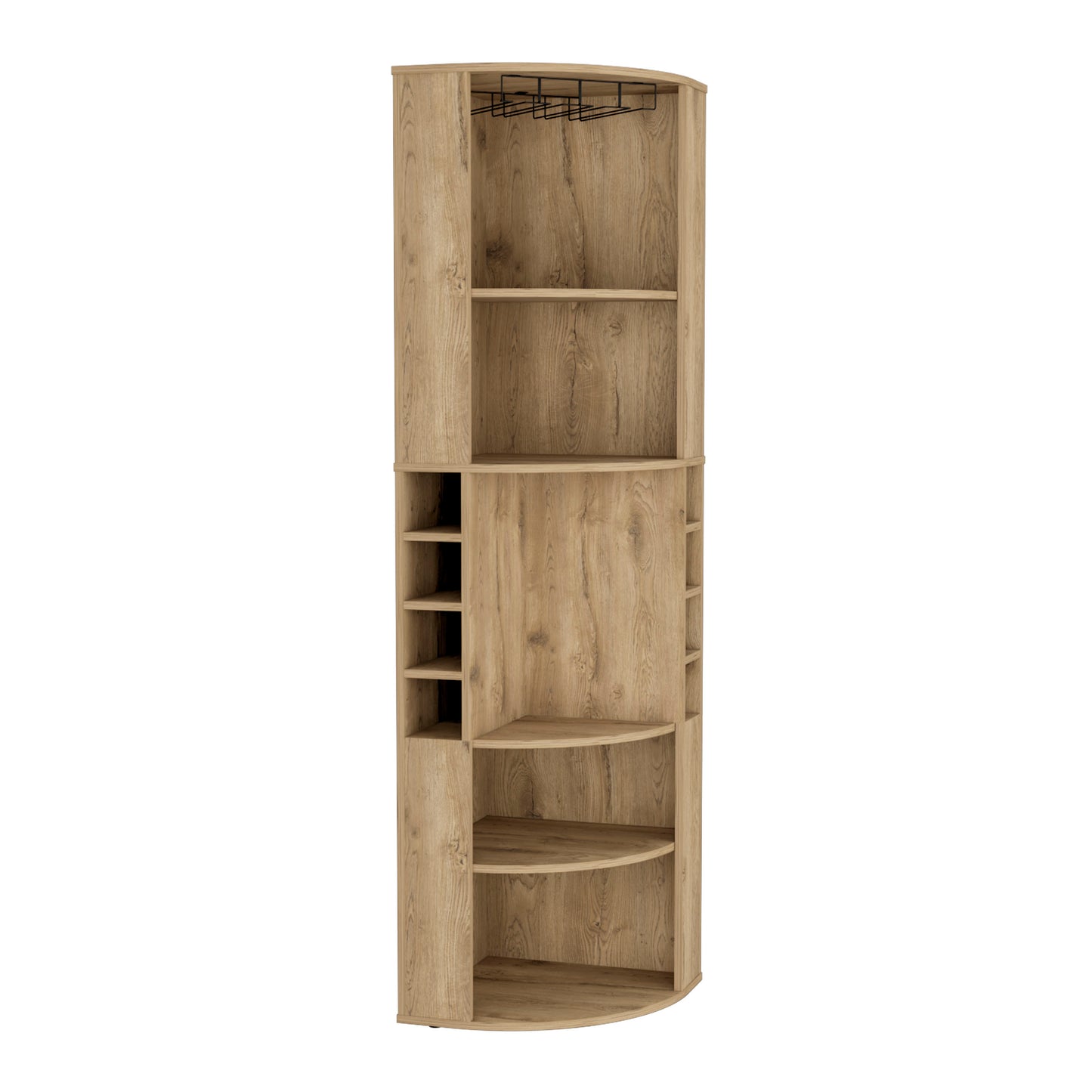 Stylish Oban Corner Bar Cabinet with Ample Storage