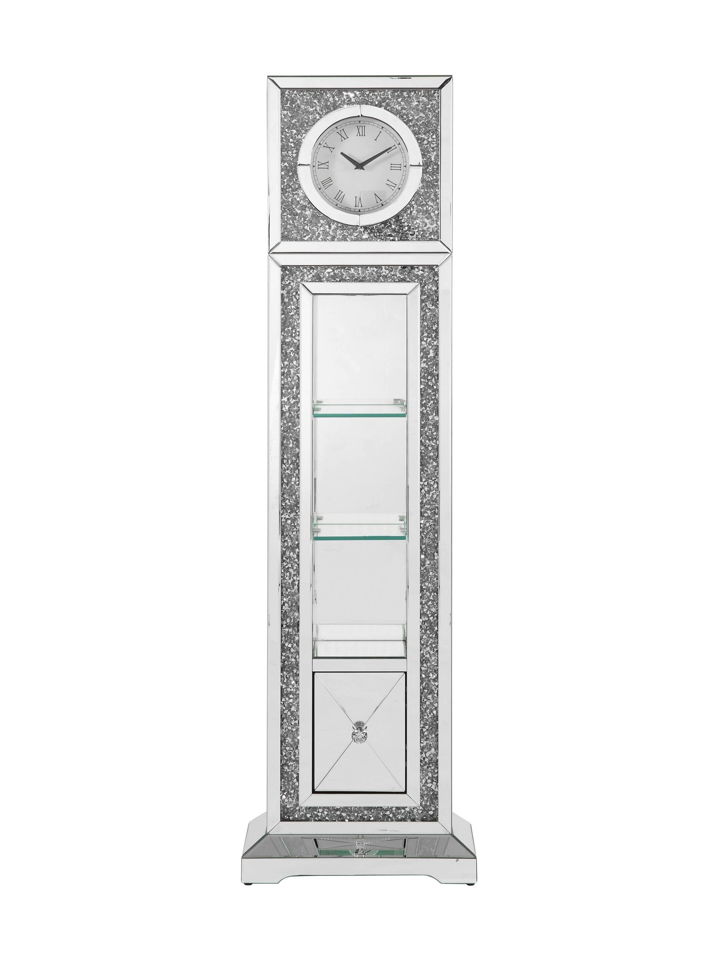 Shimmering Elegance Grandfather Clock