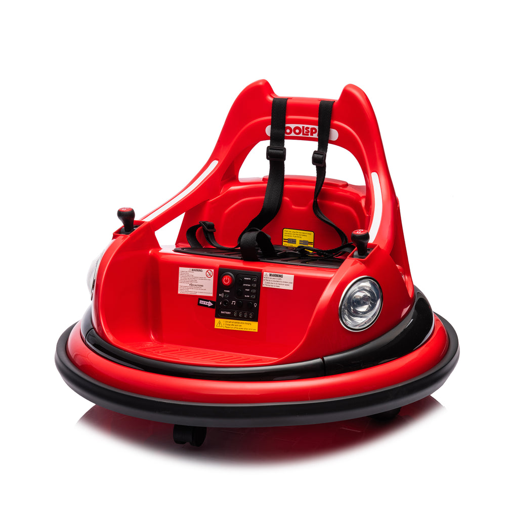 Spin & Shine Electric Bumper Car for Kids