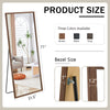 Elegant Full-Length Wooden Mirror