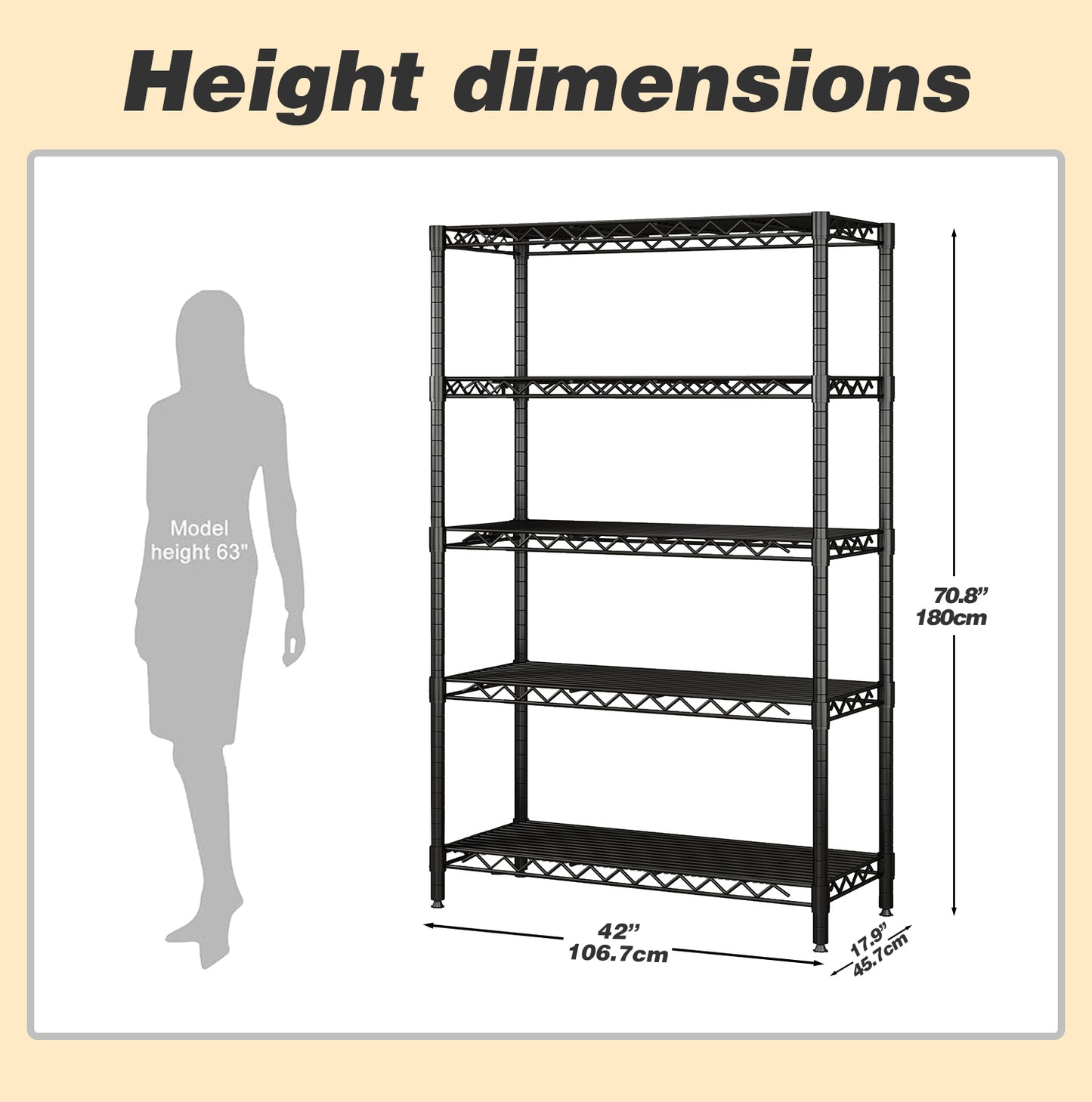 Versatile Metal Wire Storage Rack – Perfect for Every Room!