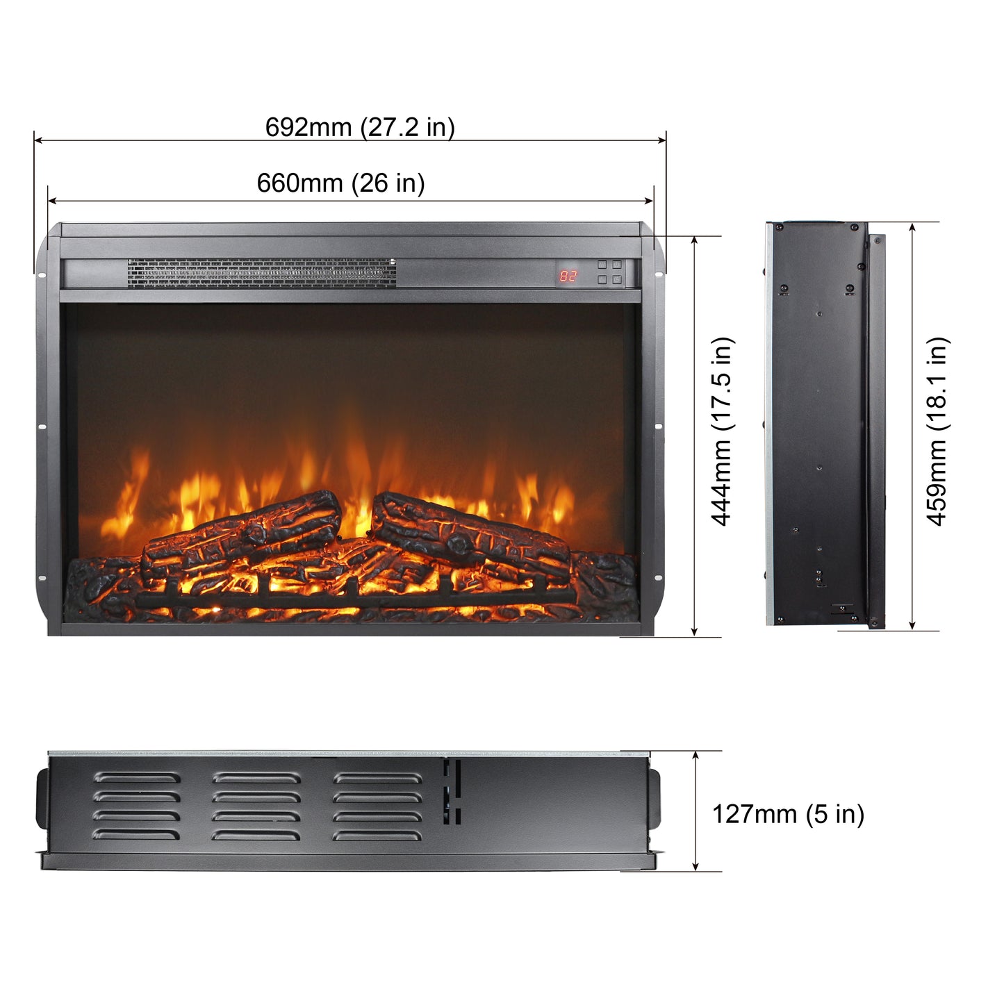 CozyGlow Electric Fireplace Insert