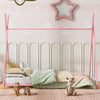 Charming Pink Twin House Bed