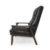 Sleek Black Accent Chair