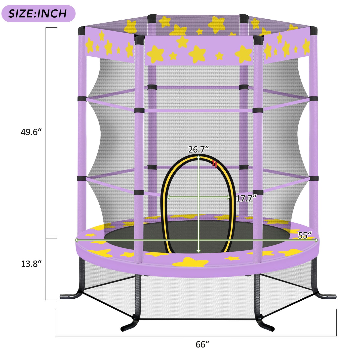 JumpSafe Kids Trampoline -  Fun & Secure Playtime!