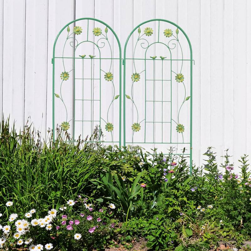 Climbing Plant Trellis Set - Rustproof Support for Your Garden